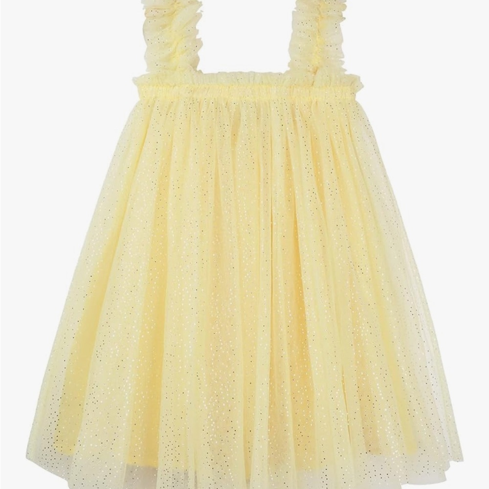 Elegant Yellow Kids Formal Dress